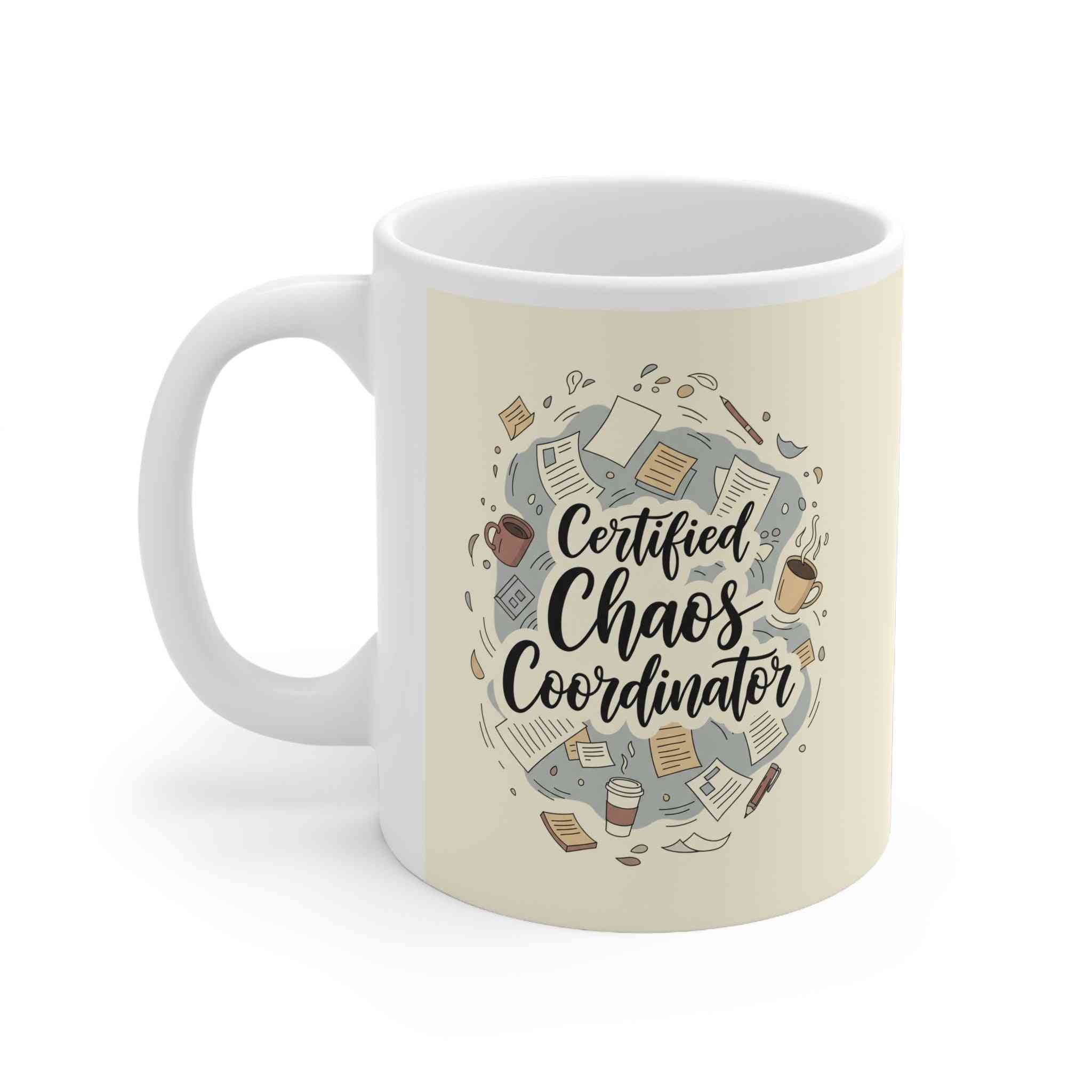 Coffee Mug - Chaos Coordinator Funny Gift for Moms & Teachers