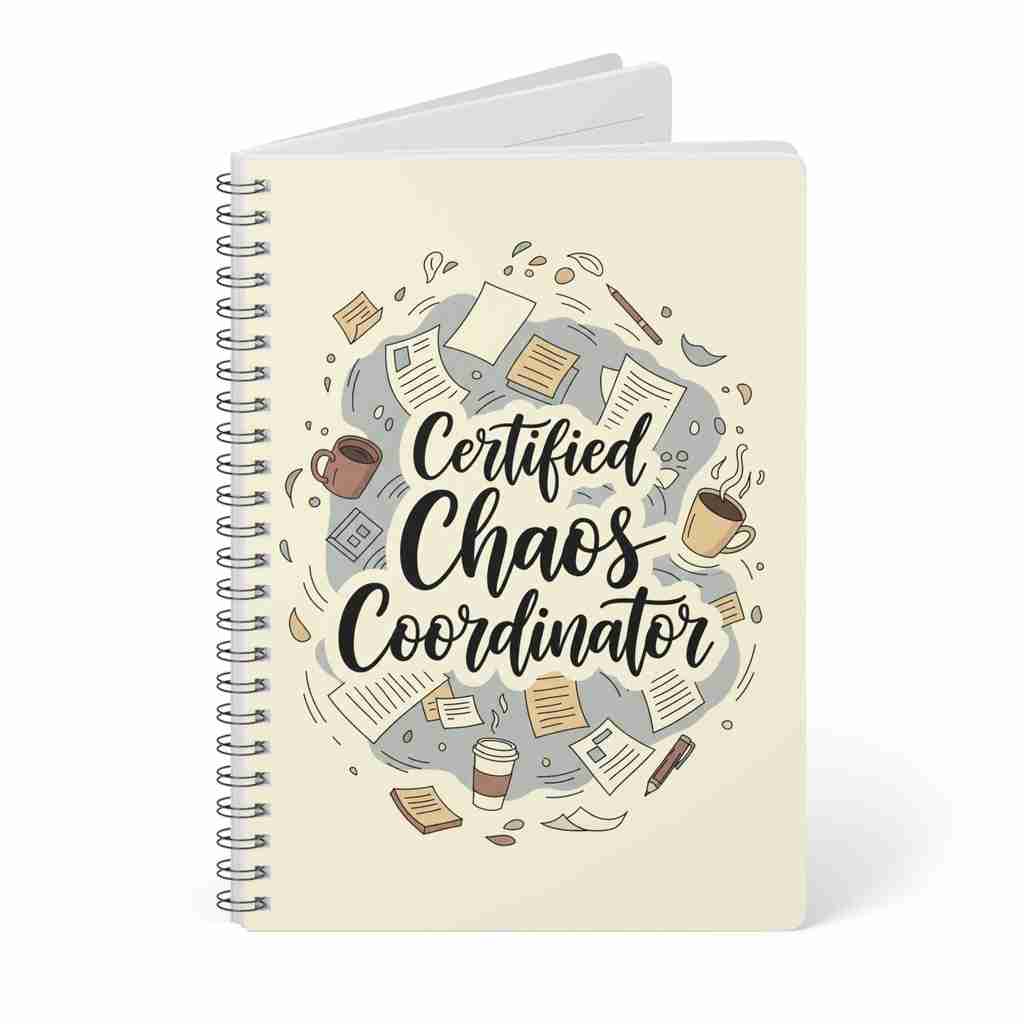 Chaos Coordinator Notebook - Perfect Mom Teacher Gift - EU Version - Atlas Briefly