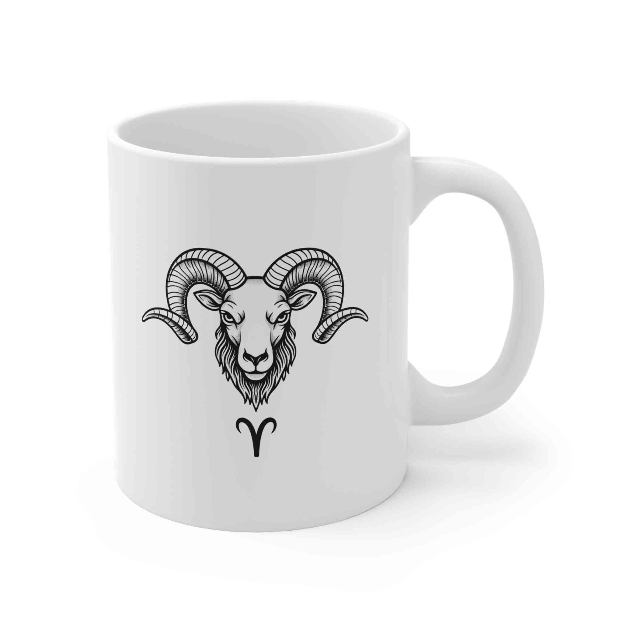Zodiac Mug - Aries Minimalist Design Gift