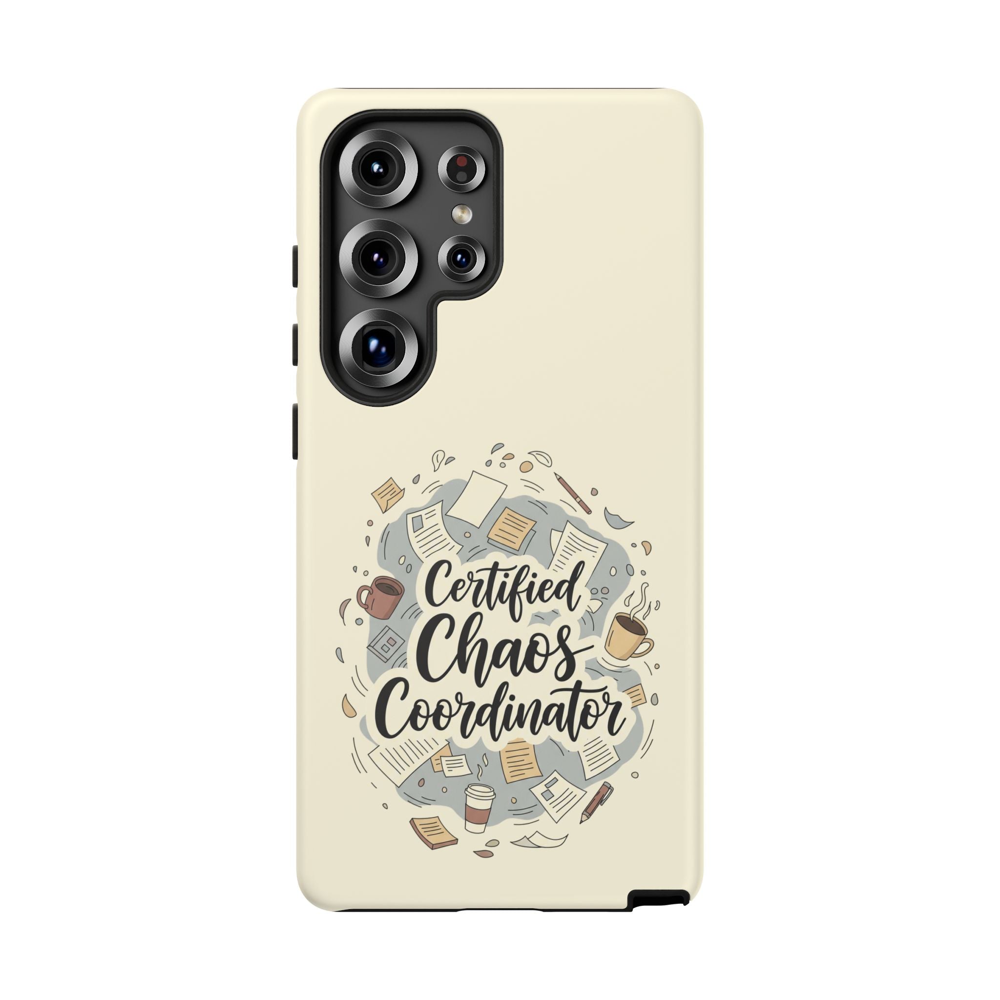 Certified Chaos Coordinator Phone Case - Funny Mom Teacher Mobile Cover | Organized Chaos Gift - Atlas Briefly