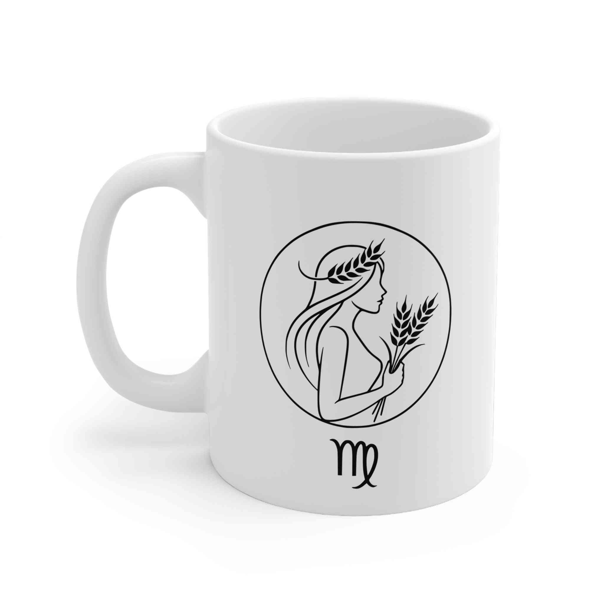 Zodiac Mug - Virgo Minimalist Design Gift