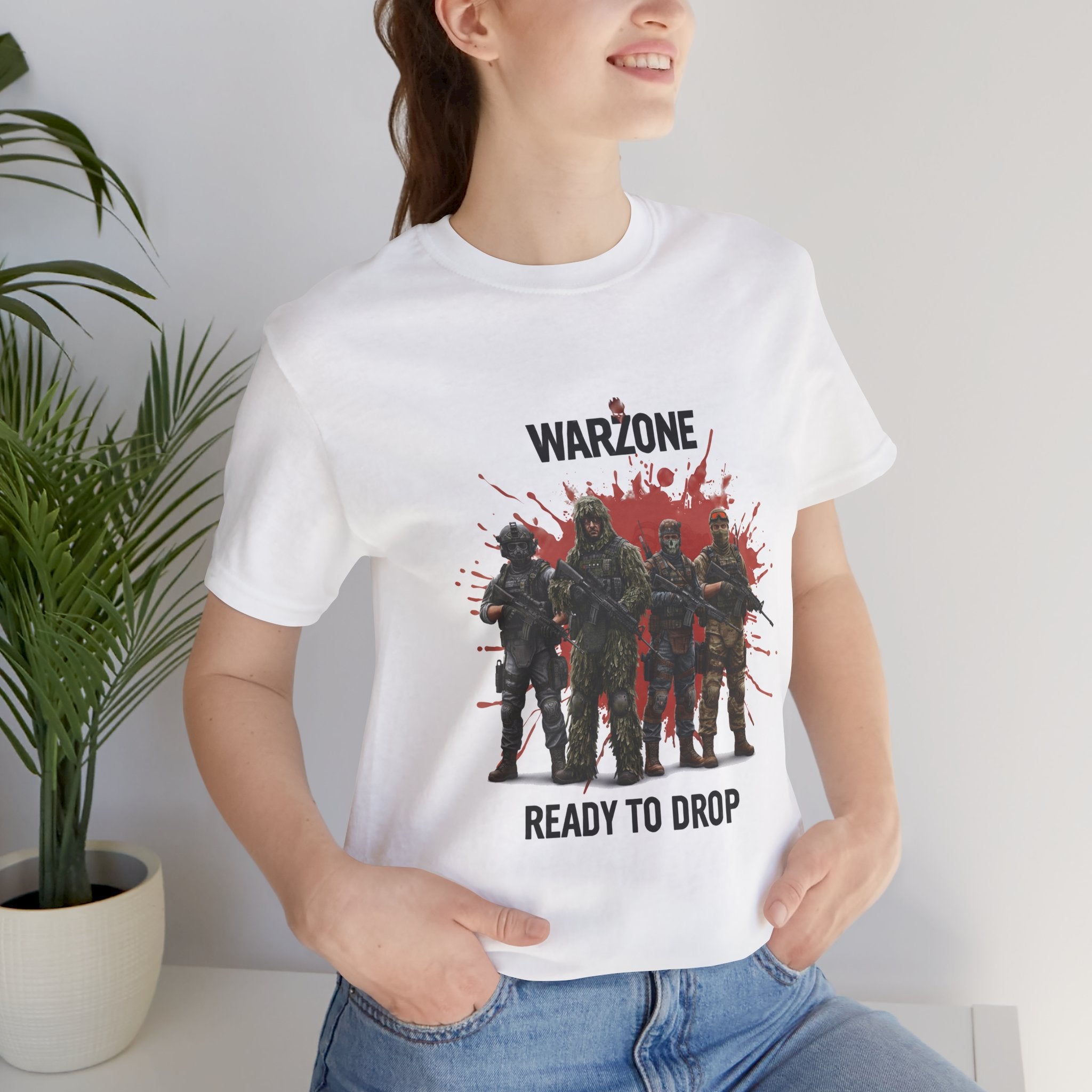 Warzone Drop T-shirt for Squad's Fashion Sense and Diverse K/D Ratio - Atlas Briefly