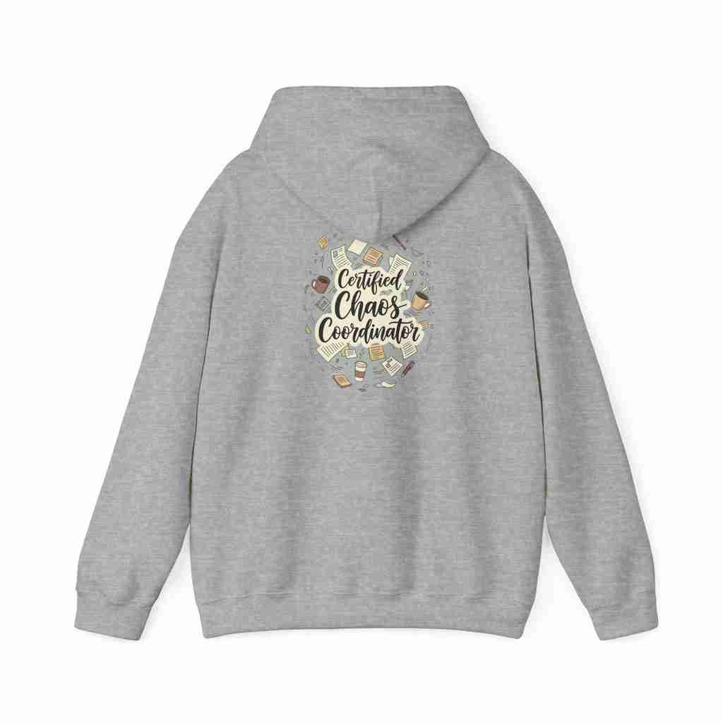 Chaos Coordinator Hoodie - Perfect Mom Teacher Gift for Everyday Comfort - Atlas Briefly
