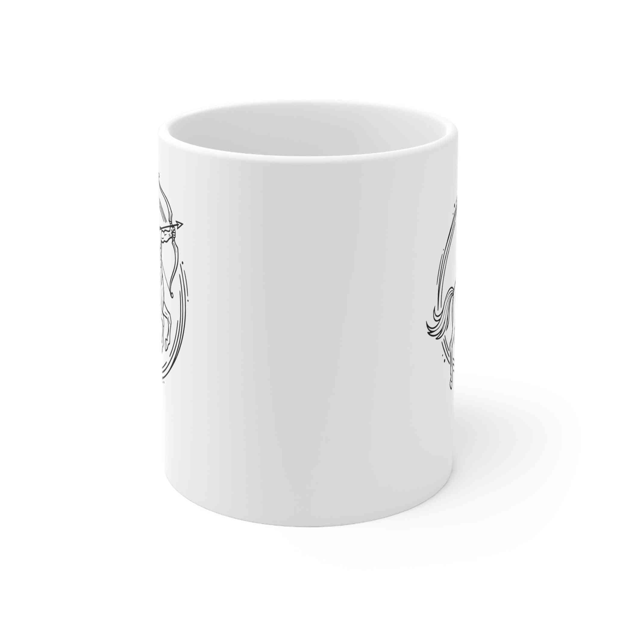 Mug Sagittarius Zodiac Minimalist Design 11oz Horoscope - Perfect Sagittarius Zodiac Mug for Astrology Lovers