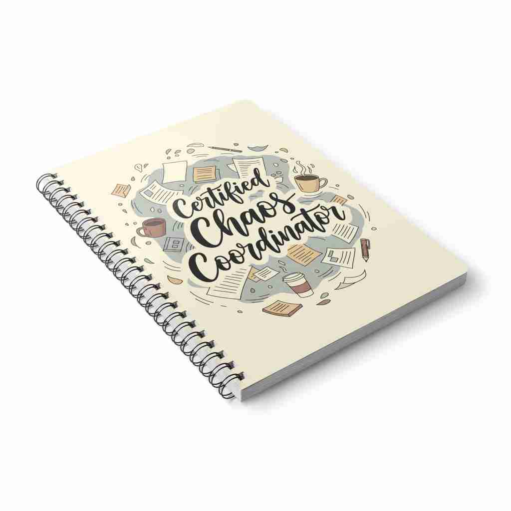Chaos Coordinator Notebook - Perfect Mom Teacher Gift - EU Version - Atlas Briefly