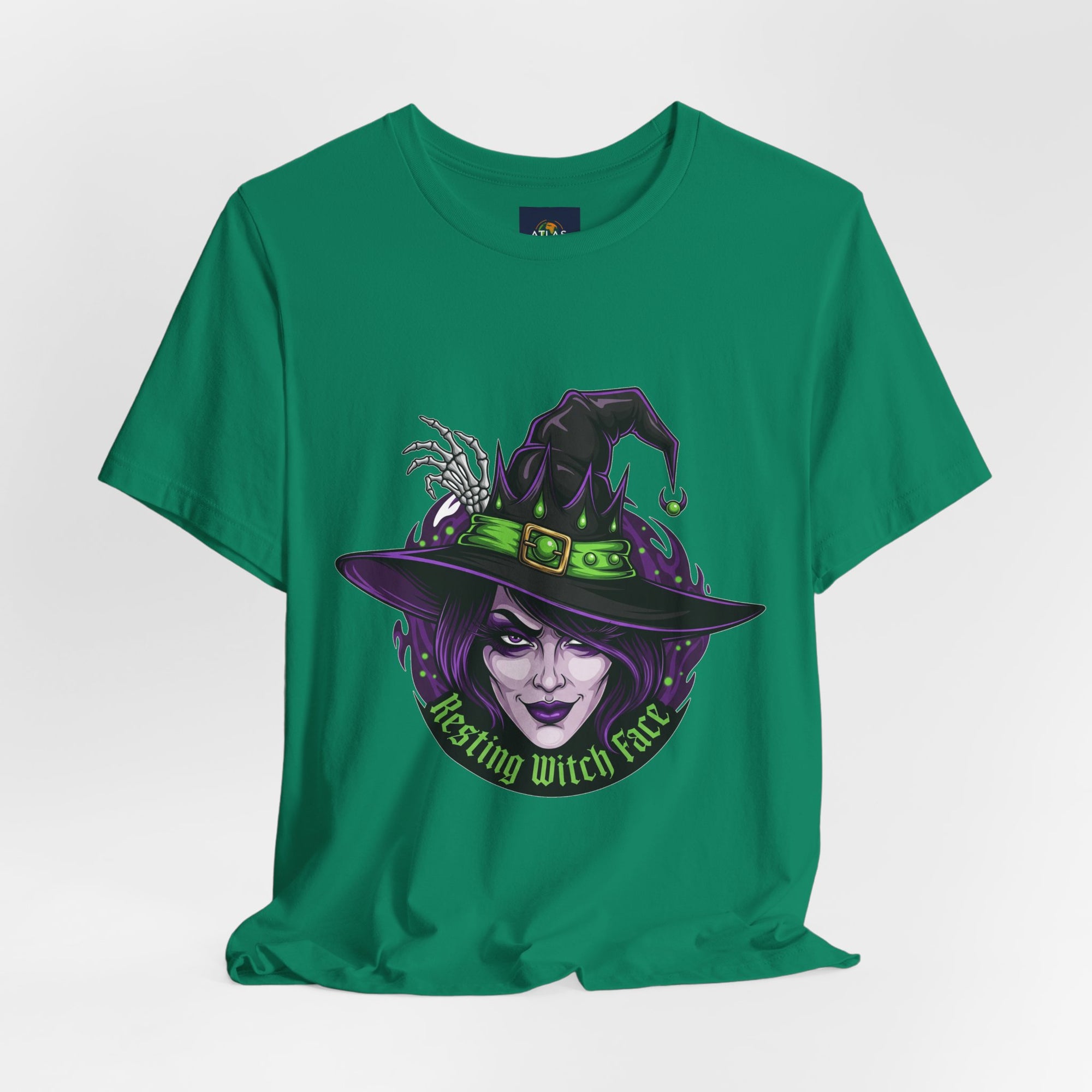 Resting Witch Face Halloween T-Shirt - Funny Witch Tee for Women & Men | Halloween Graphic Shirt - Atlas Briefly