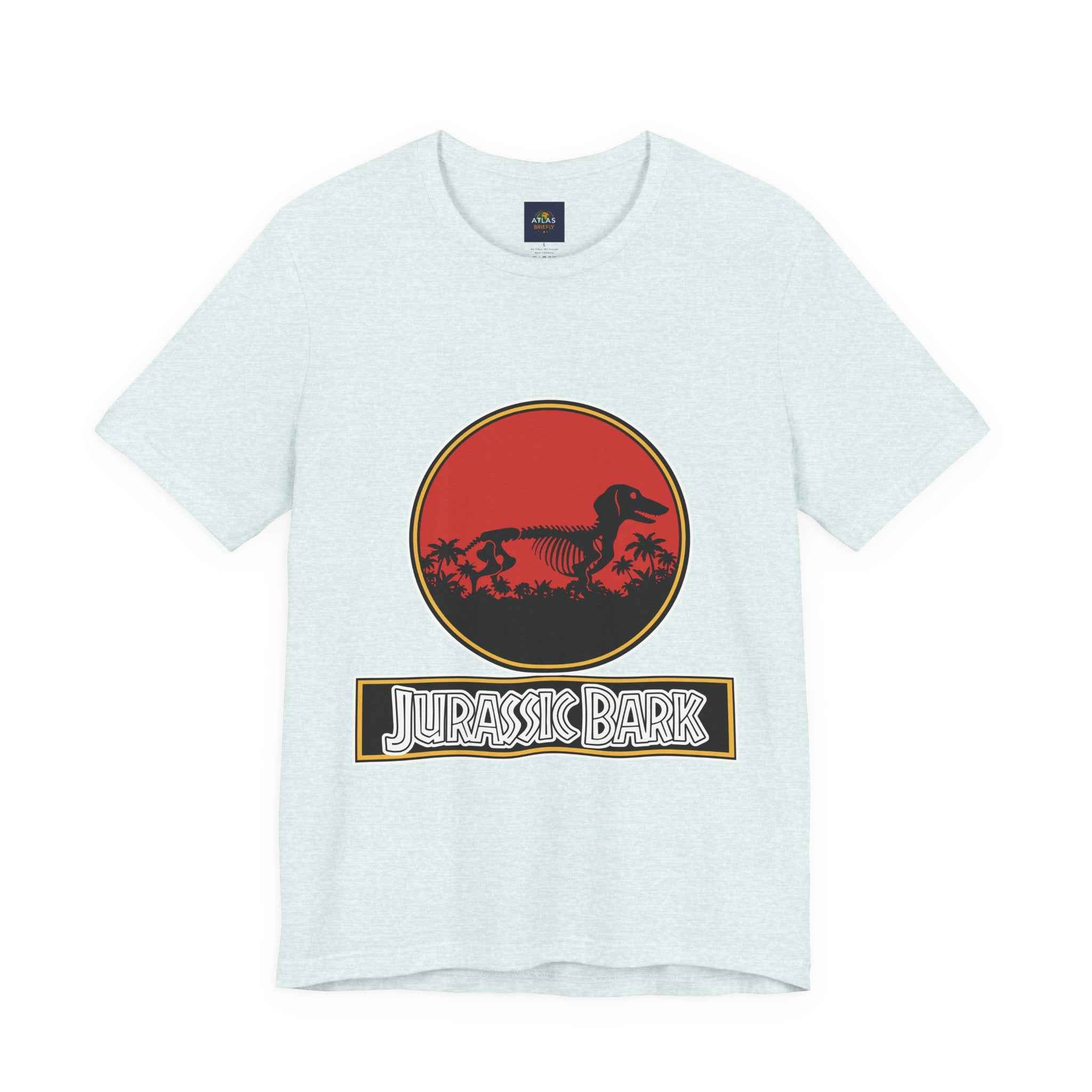 Dachshund Jurassic Bark T-Shirt - Perfect Wiener Dog Gift for Pet Lovers - Atlas Briefly