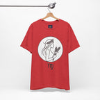 Virgo Zodiac Tee - Minimalist Black and White Unisex T-Shirt
