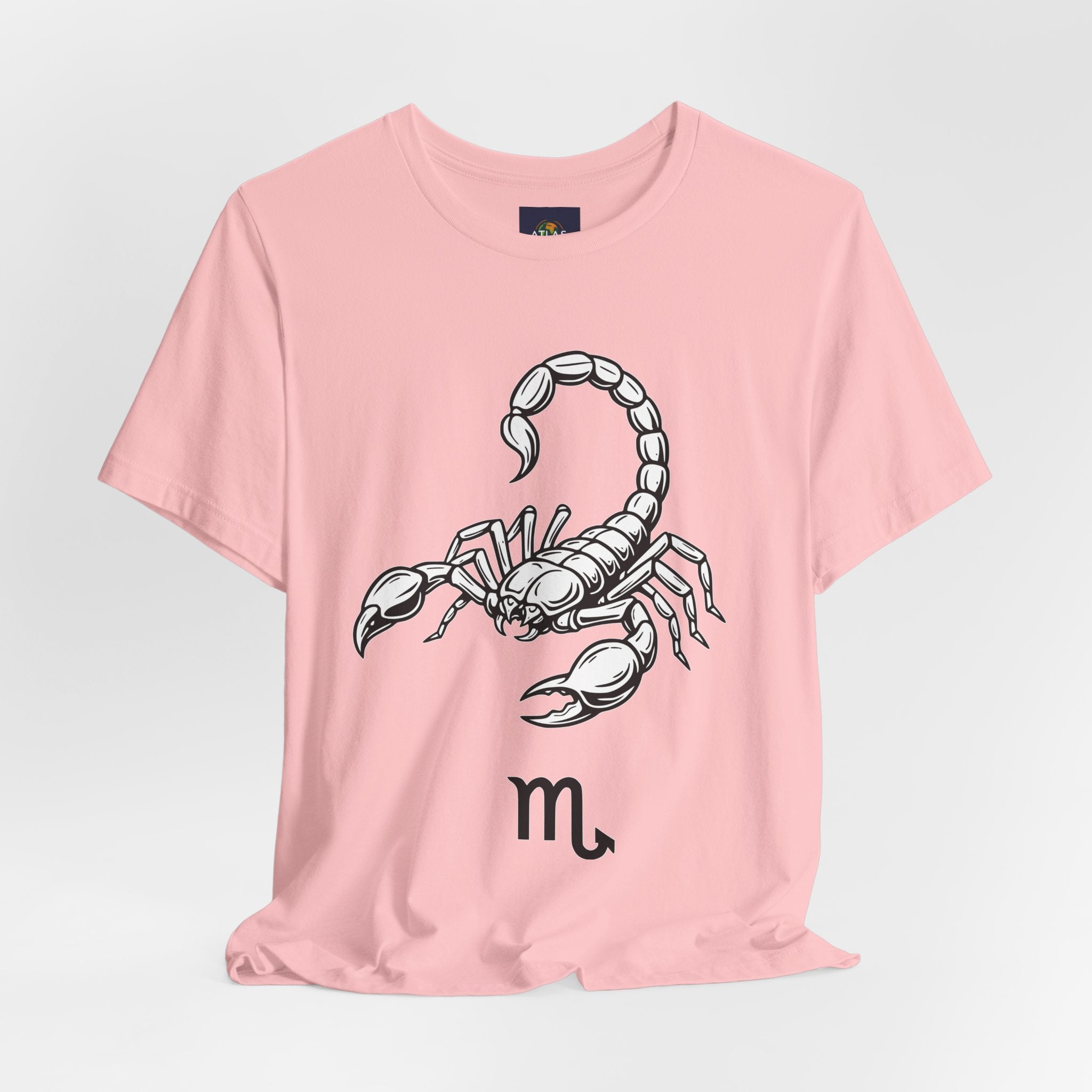 Scorpio Zodiac Tee - Unisex Minimalist Black and White Design