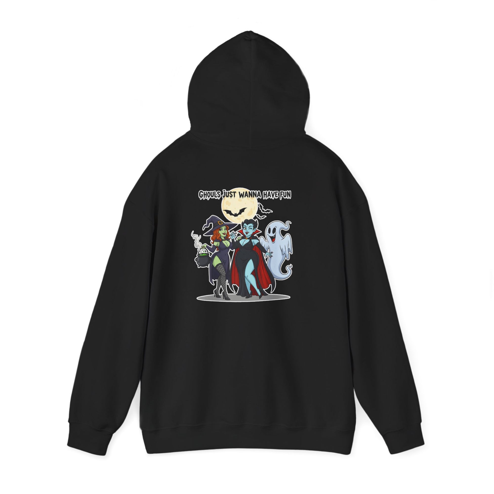 Ghouls Just Wanna Have Fun Halloween Hoodie - Witch Vampire Ghost Sweatshirt | Spooky Squad Apparel - Atlas Briefly