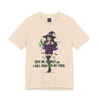 Sexy Witch Halloween T-Shirt - Flirty Witch Costume Tee | Trick or Treat Halloween Shirt - Atlas Briefly