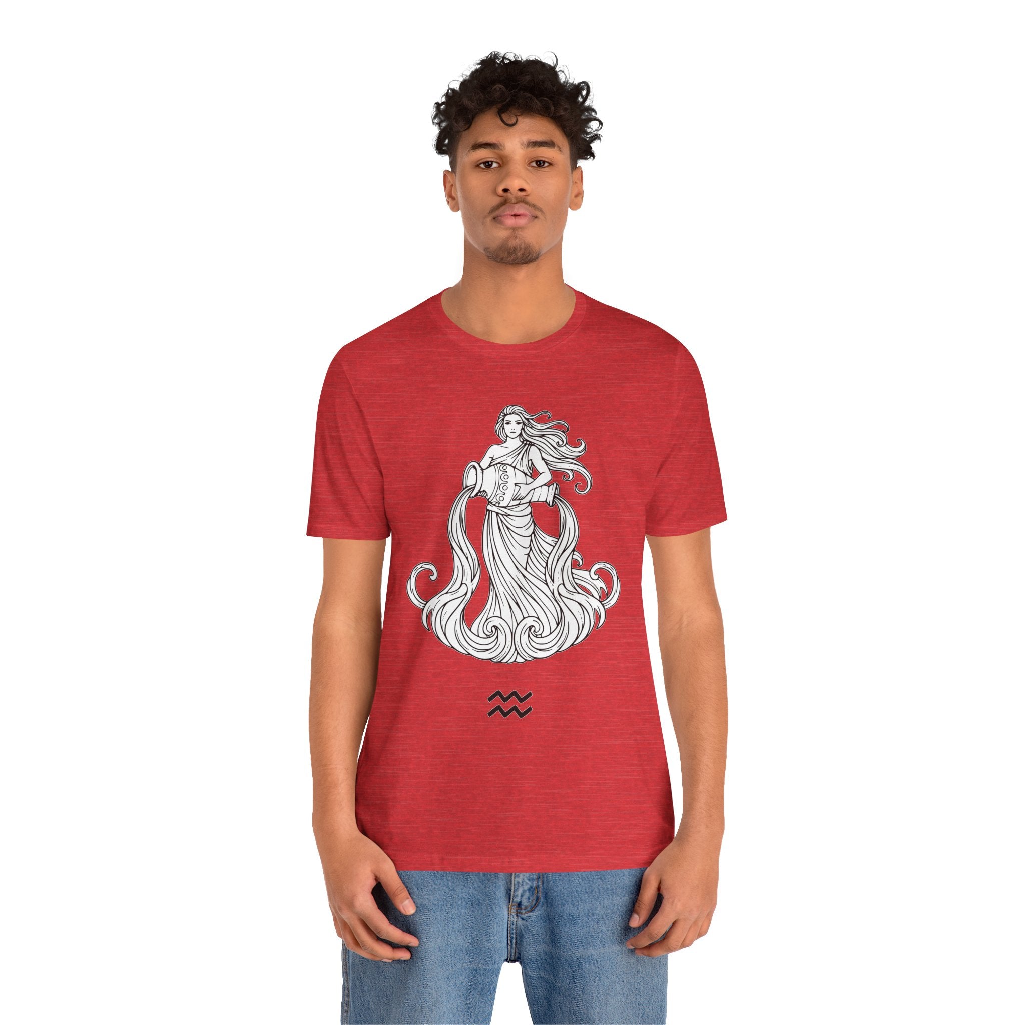 Aquarius Zodiac Tee - Unisex Astrology T-Shirt for Trendy Style