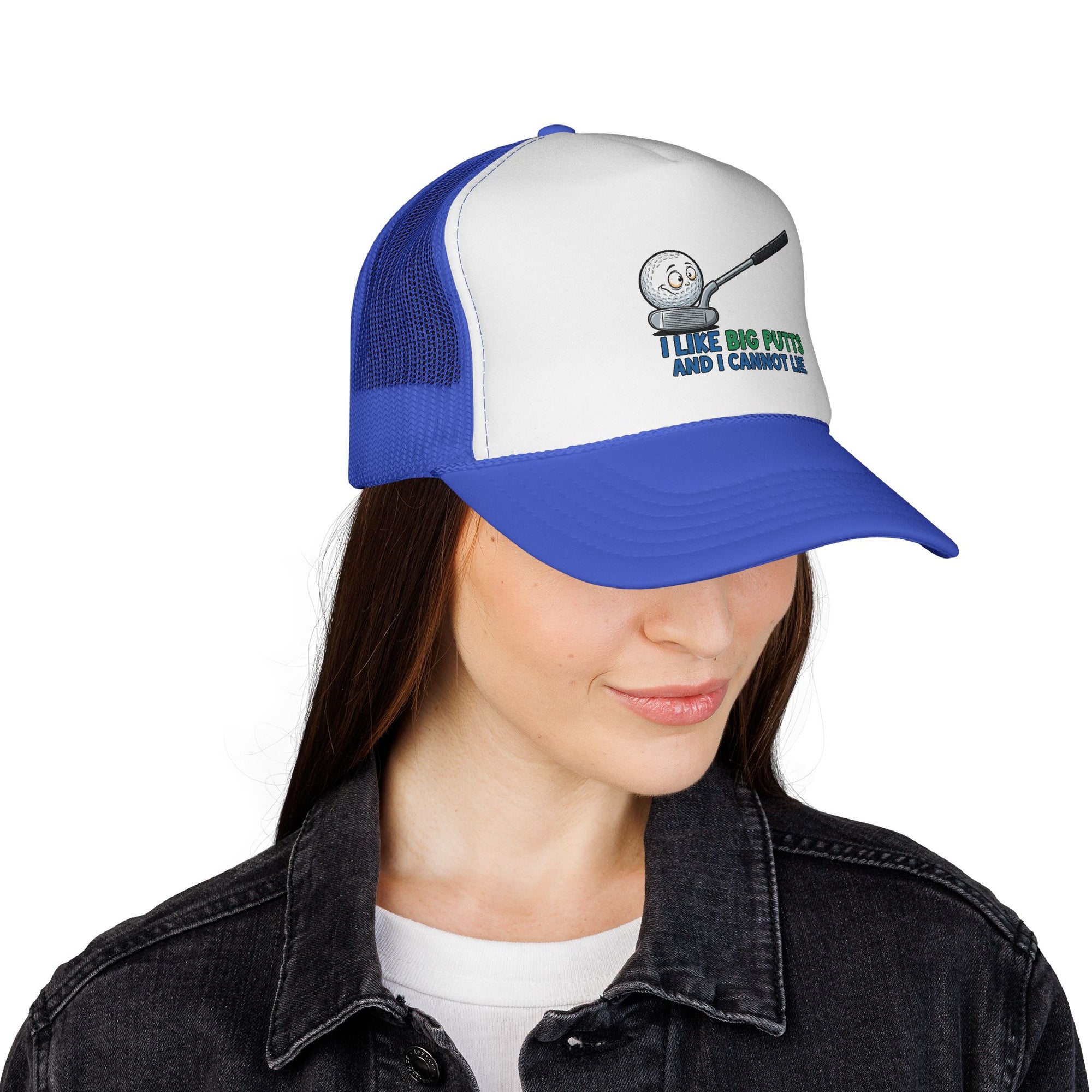 I Like Big Putts Golf Trucker Cap - Funny Golf Hat | Hilarious Golfer Gift - Atlas Briefly