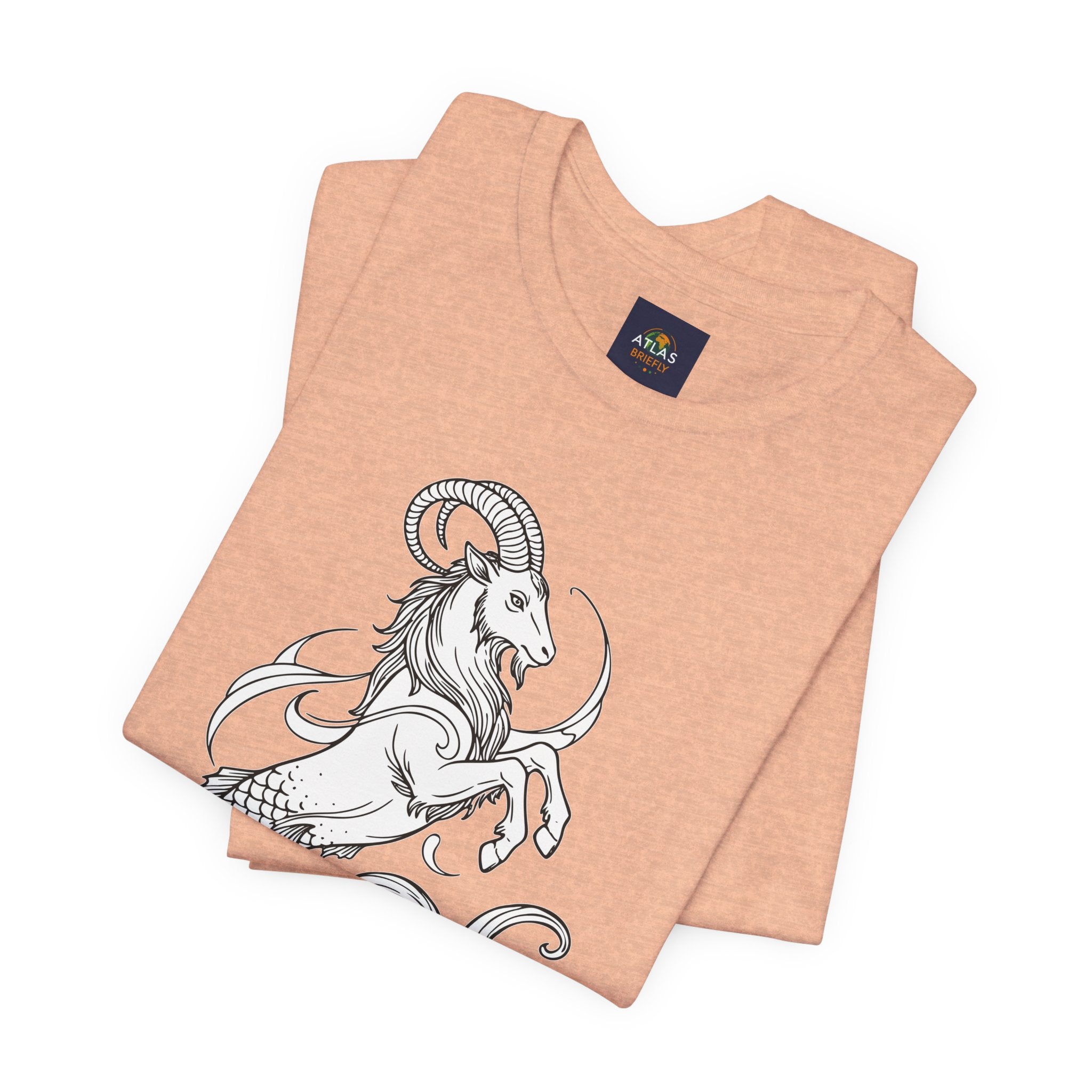 Capricorn Zodiac Tee - Unisex Minimalist Horoscope Shirt in Black and White