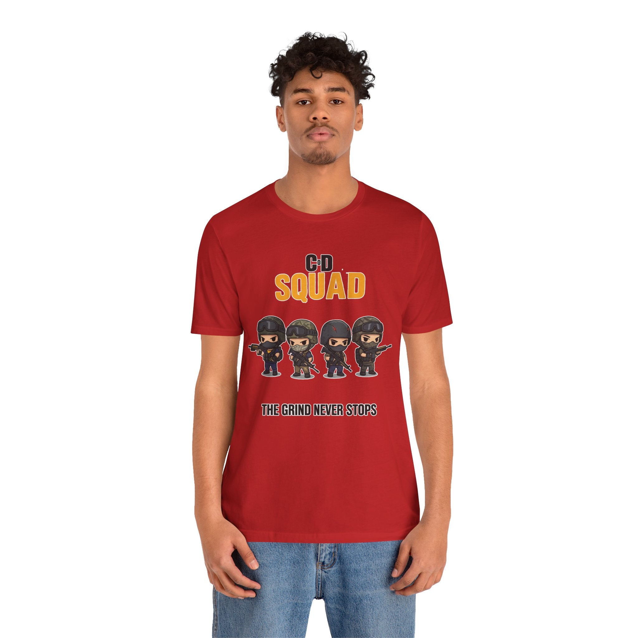 CoD Squad Tee for Gamers: The Grind Never Stops