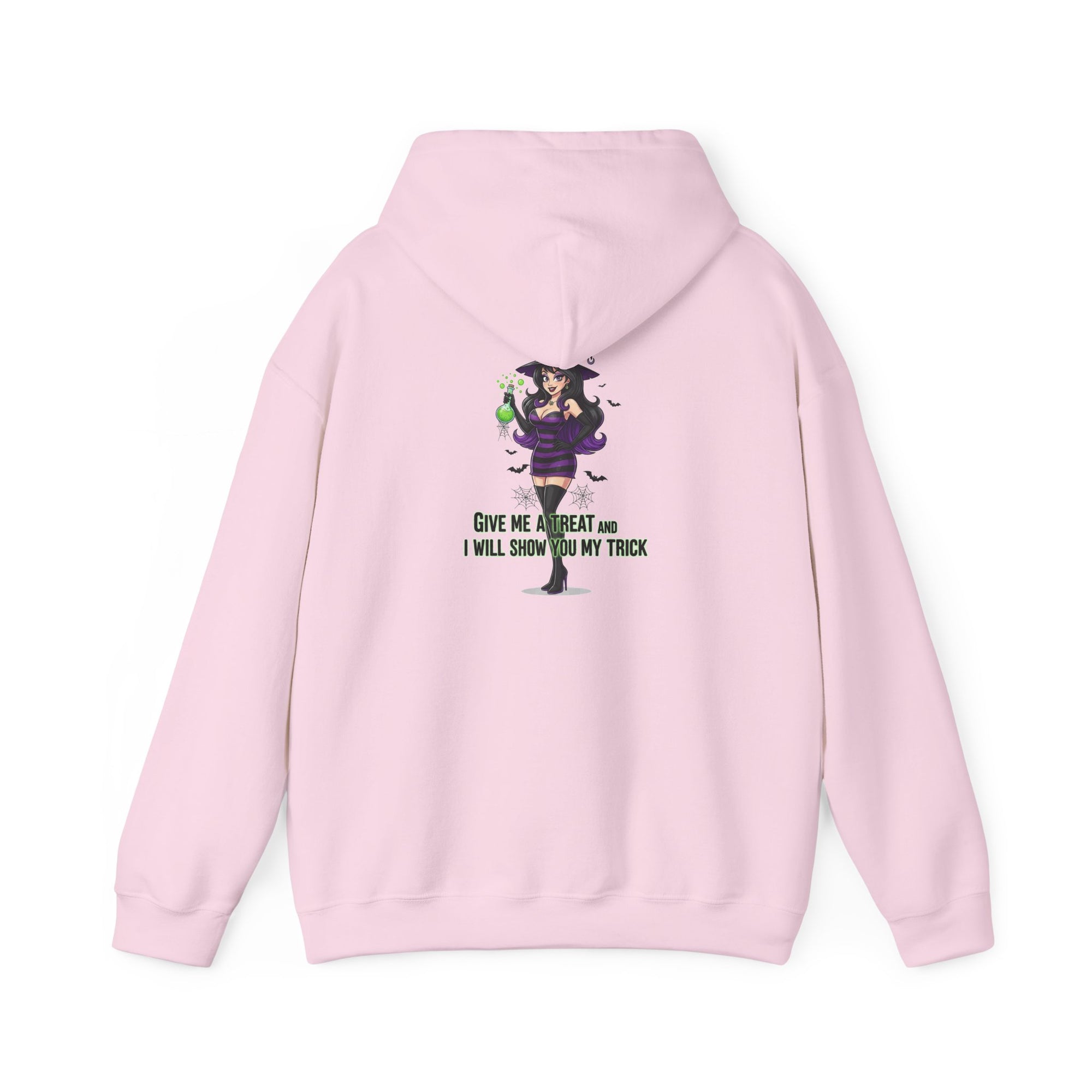 Sexy Witch Halloween Hoodie - Flirty Witch Costume Sweatshirt | Trick or Treat Halloween Apparel - Atlas Briefly