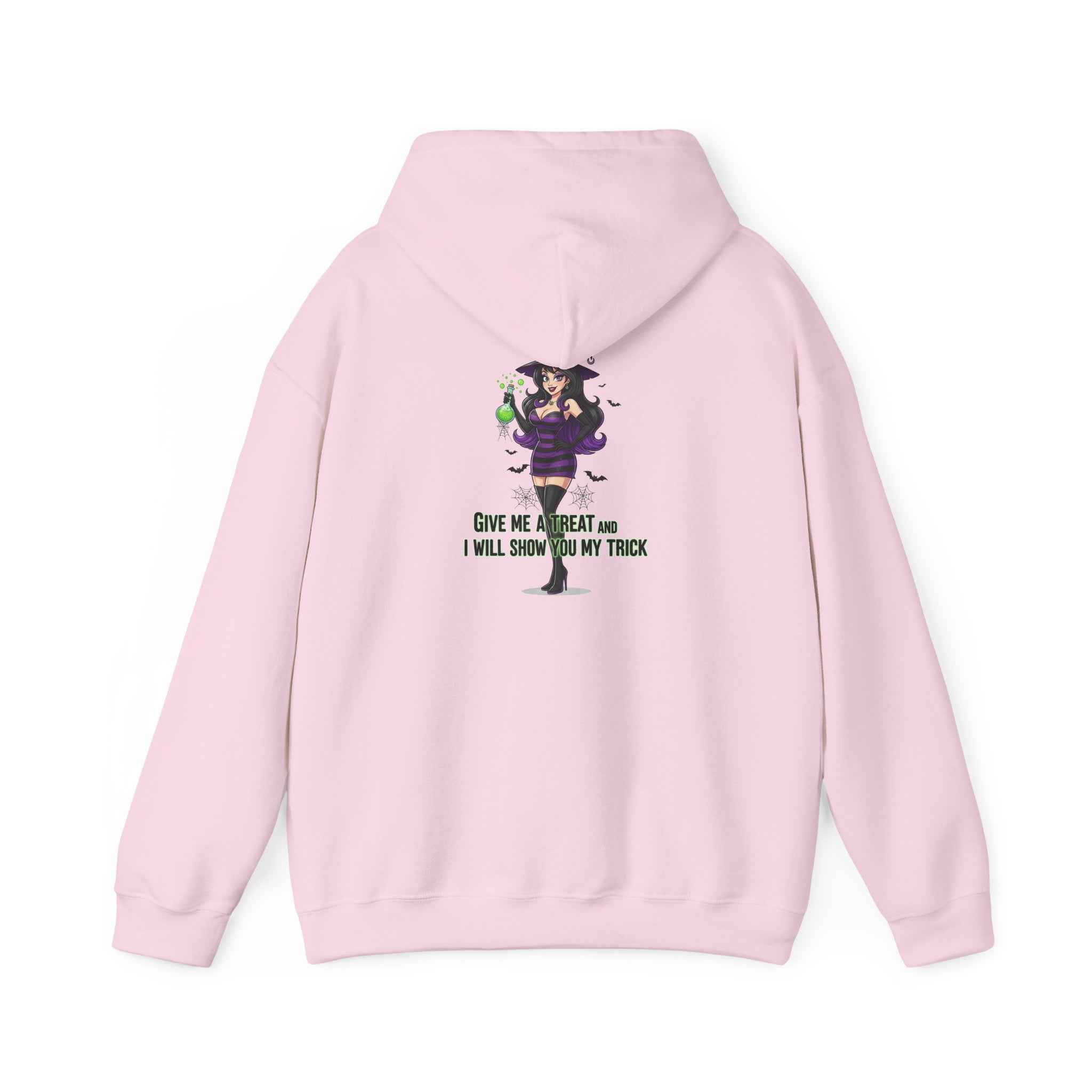 Sexy Witch Hoodie - Flirty Witch Costume Sweatshirt for Halloween Trick or Treat - Atlas Briefly