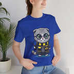 Hufflepurr Harry Potter T-Shirt - Funny Wizarding World Tee | Cute Potter Cat Gift - Atlas Briefly