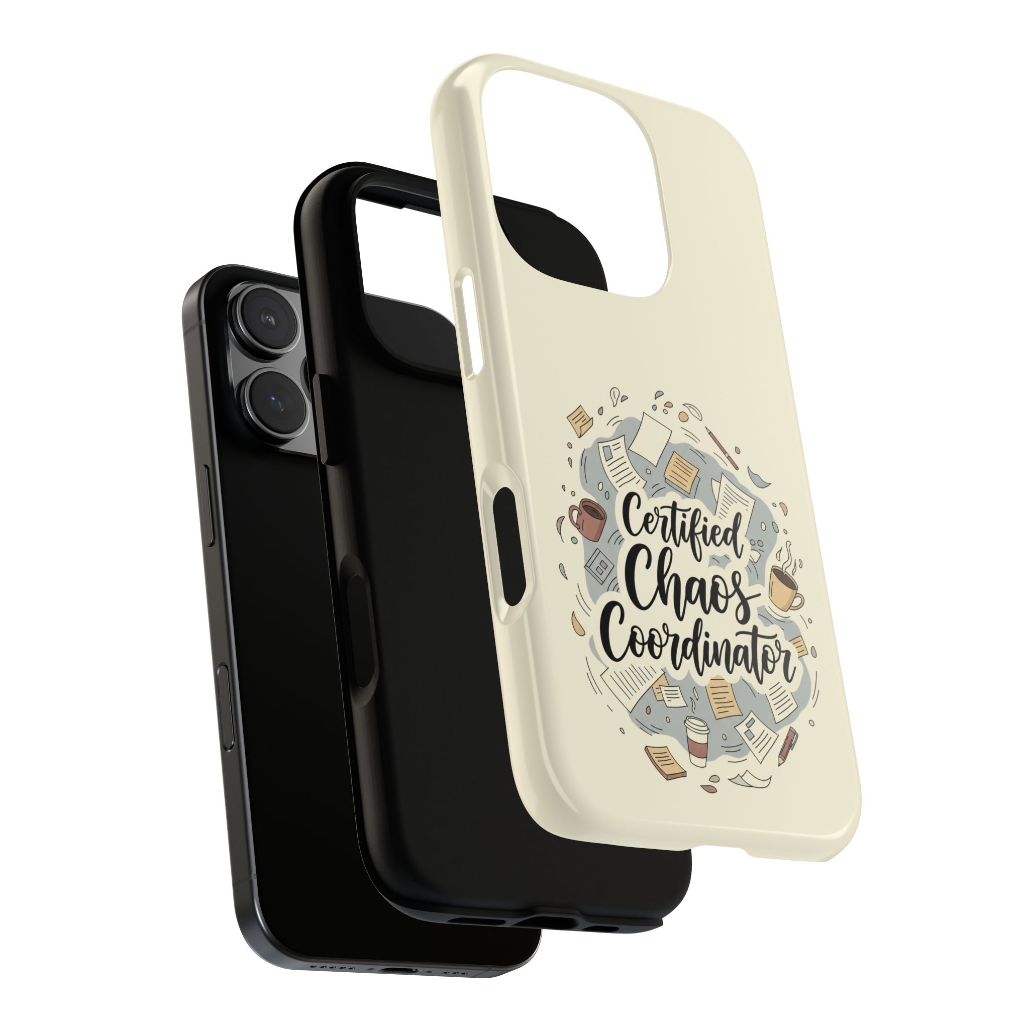 Certified Chaos Coordinator Phone Case - Funny Mom Teacher Mobile Cover | Organized Chaos Gift - Atlas Briefly