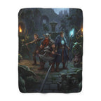 Surrounded in the Dungeon Sherpa Fleece Blanket for Ultimate Comfort