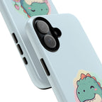 NamasTe-Rex Meditating Dinosaur Phone Case - Funny Yoga T-Rex Mobile Cover | Zen Tech Gift - Atlas Briefly
