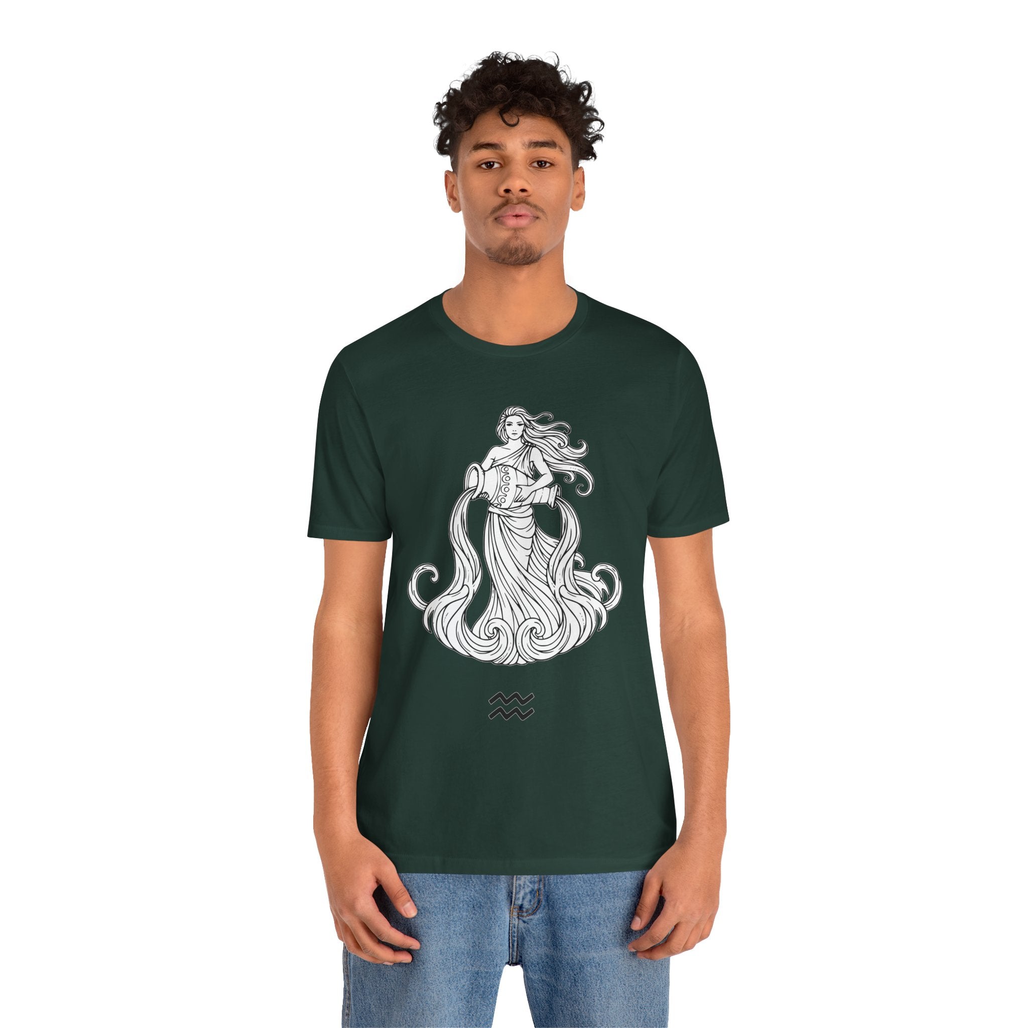 Aquarius Zodiac Tee - Unisex Astrology T-Shirt for Trendy Style