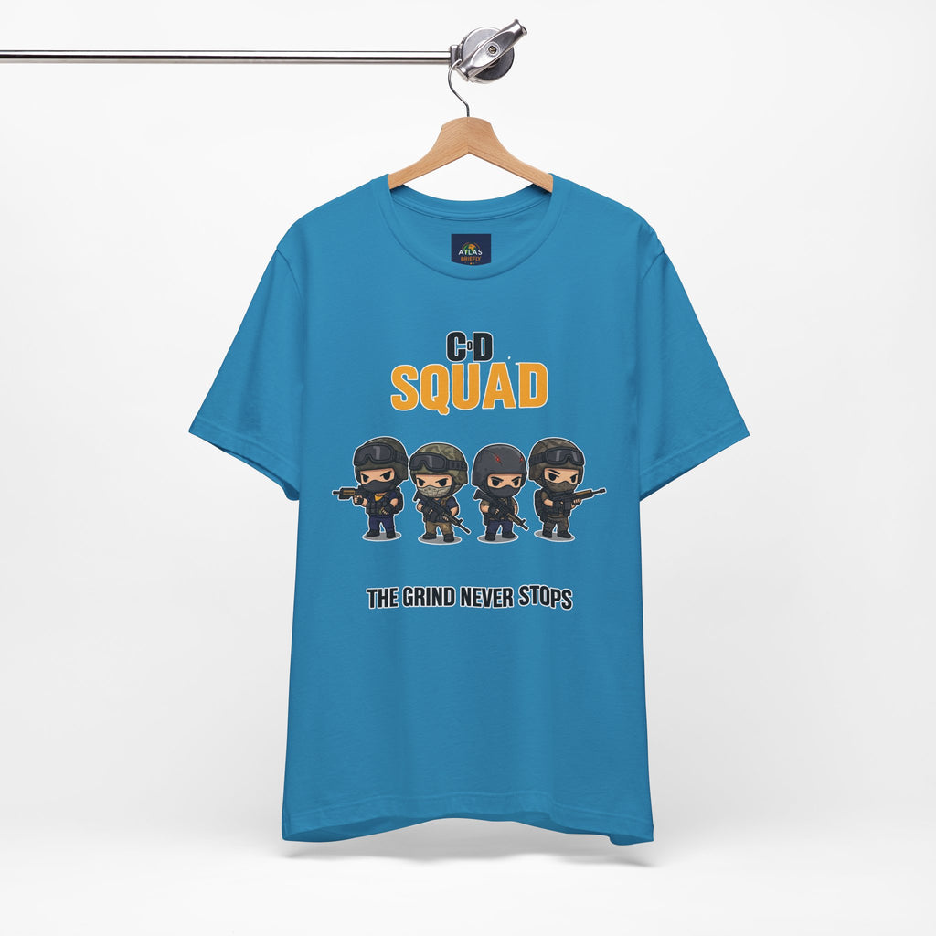 CoD Squad Tee for Gamers: The Grind Never Stops