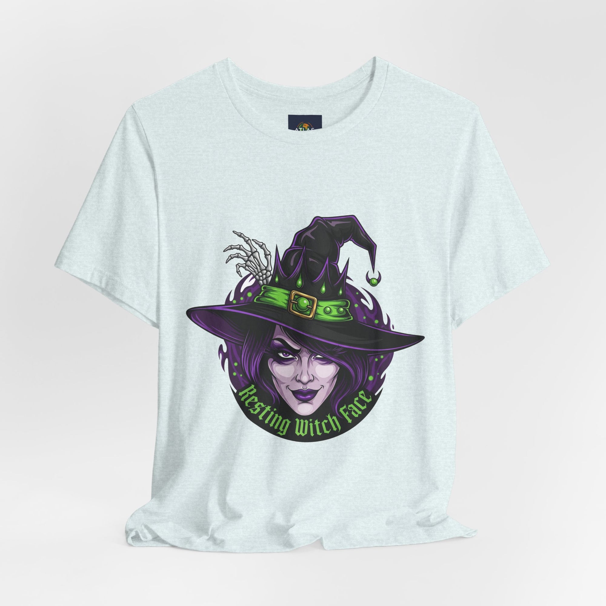 Resting Witch Face Halloween T-Shirt - Funny Witch Tee for Women & Men | Halloween Graphic Shirt - Atlas Briefly