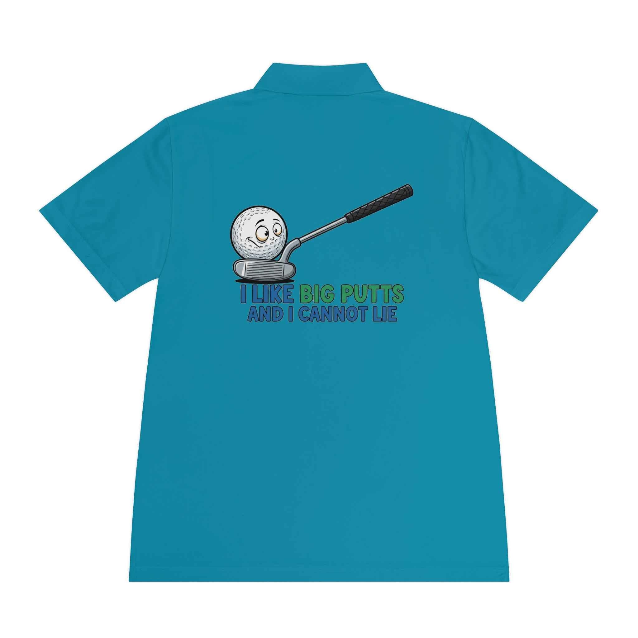 Big Putts Golf Polo Shirt - Perfect Funny Golf Gift for Golf Lovers - Atlas Briefly