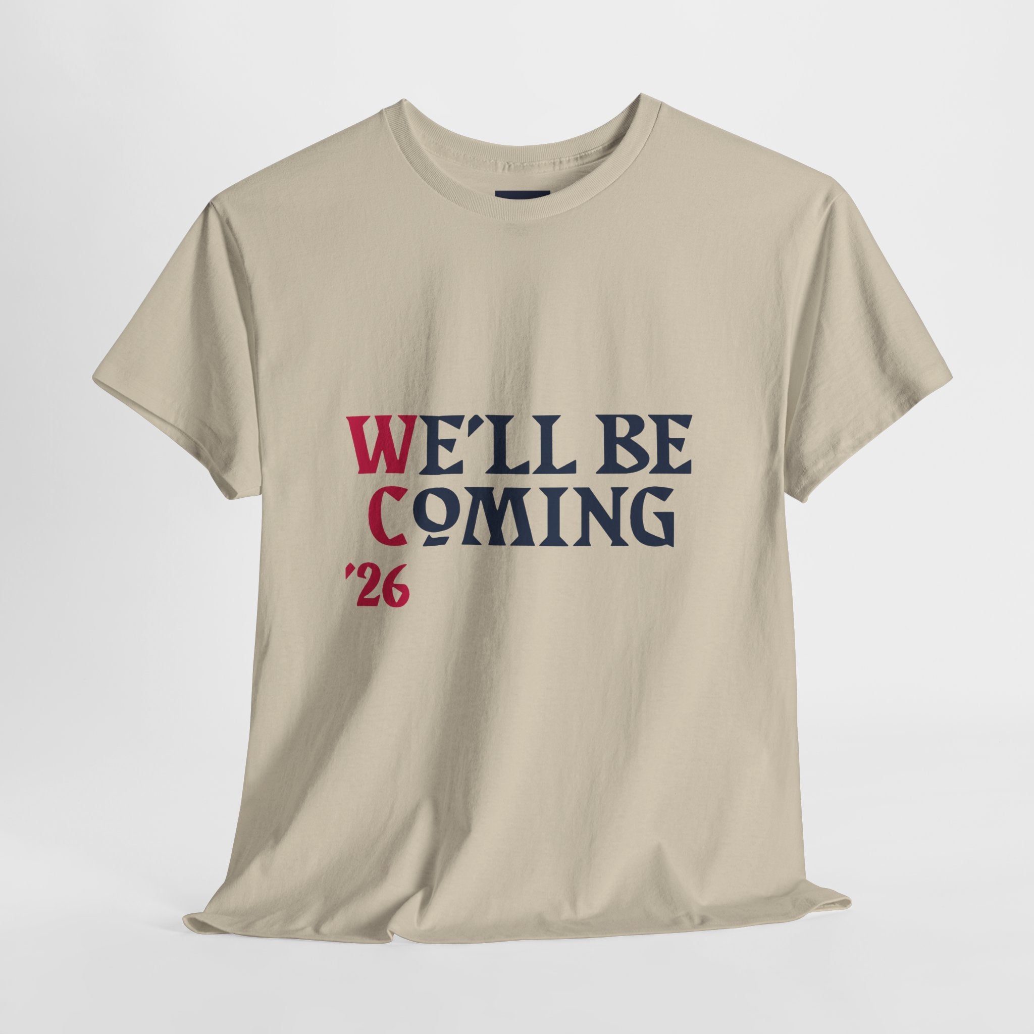 "We'll Be Coming '26" Scotland World Cup T-Shirt | Premium Tartan Army Fan Gear