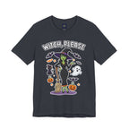 Witch Please Halloween T-Shirt - Sassy Witch Tee with Pumpkin Design | Funny Halloween Shirt - Atlas Briefly