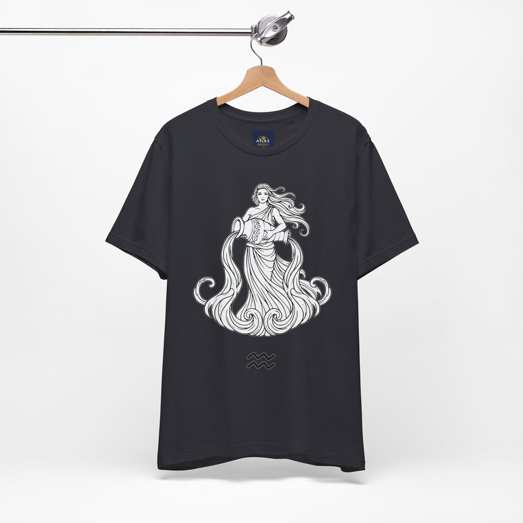 Aquarius Zodiac Tee - Unisex Astrology T-Shirt for Trendy Style