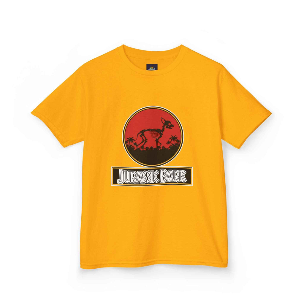 Kids Chihuahua Jurassic Bark T-Shirt - Fun Dog & Dinosaur Tee for Young Pet Lovers - Atlas Briefly