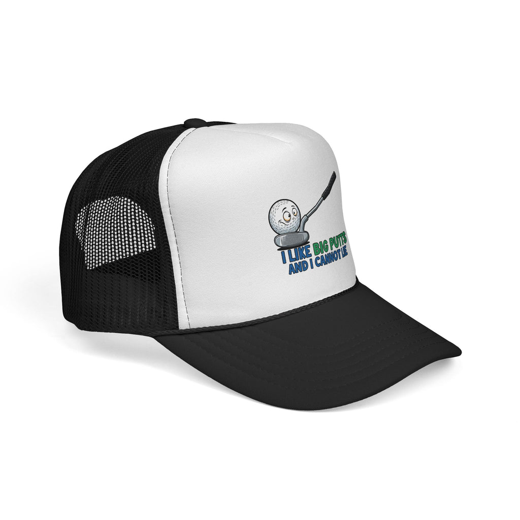I Like Big Putts Golf Trucker Cap - Funny Golf Hat | Hilarious Golfer Gift - Atlas Briefly