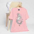 Capricorn Zodiac Tee - Unisex Minimalist Horoscope Shirt in Black and White
