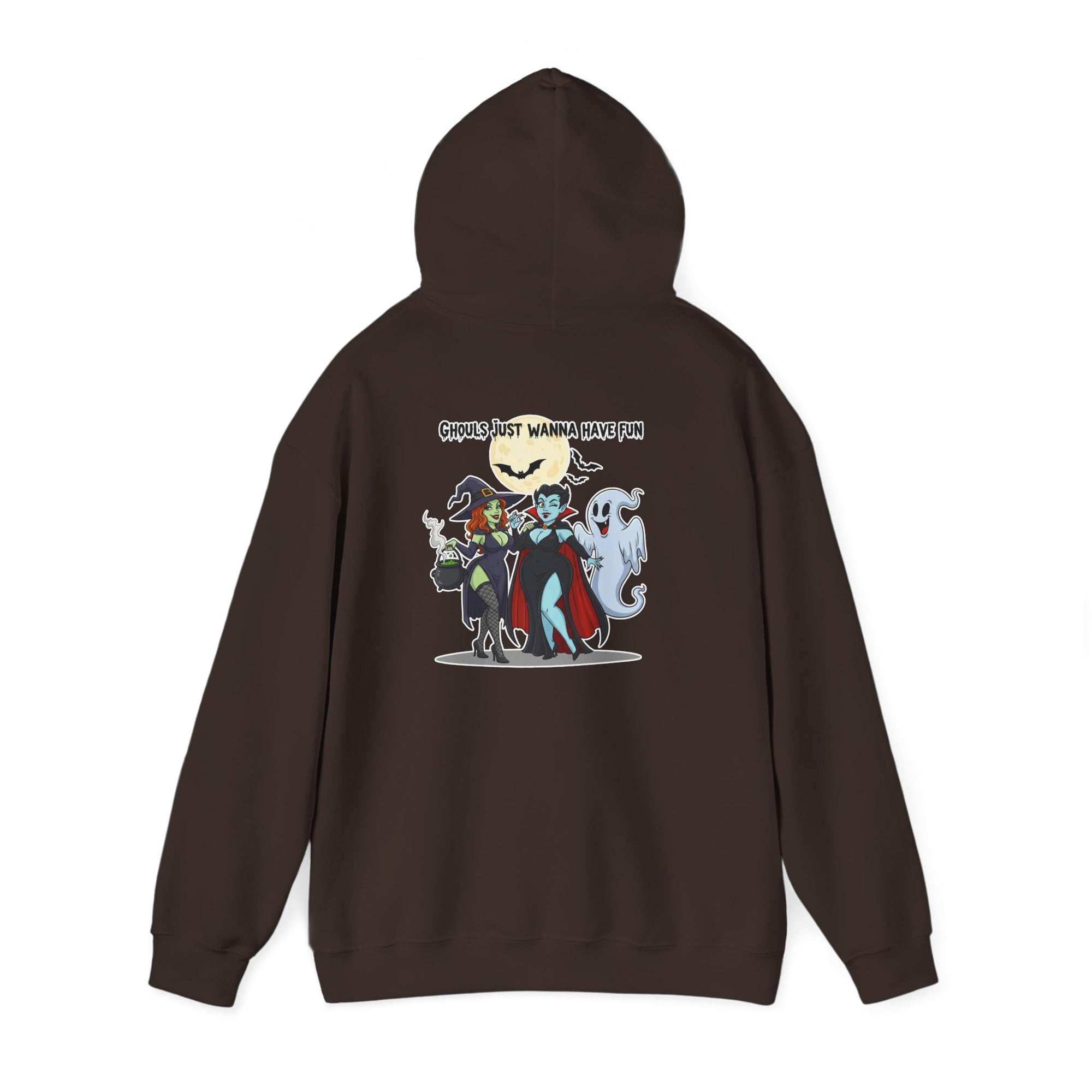 Ghouls Just Wanna Have Fun Halloween Hoodie - Witch Vampire Ghost Sweatshirt | Spooky Squad Apparel - Atlas Briefly