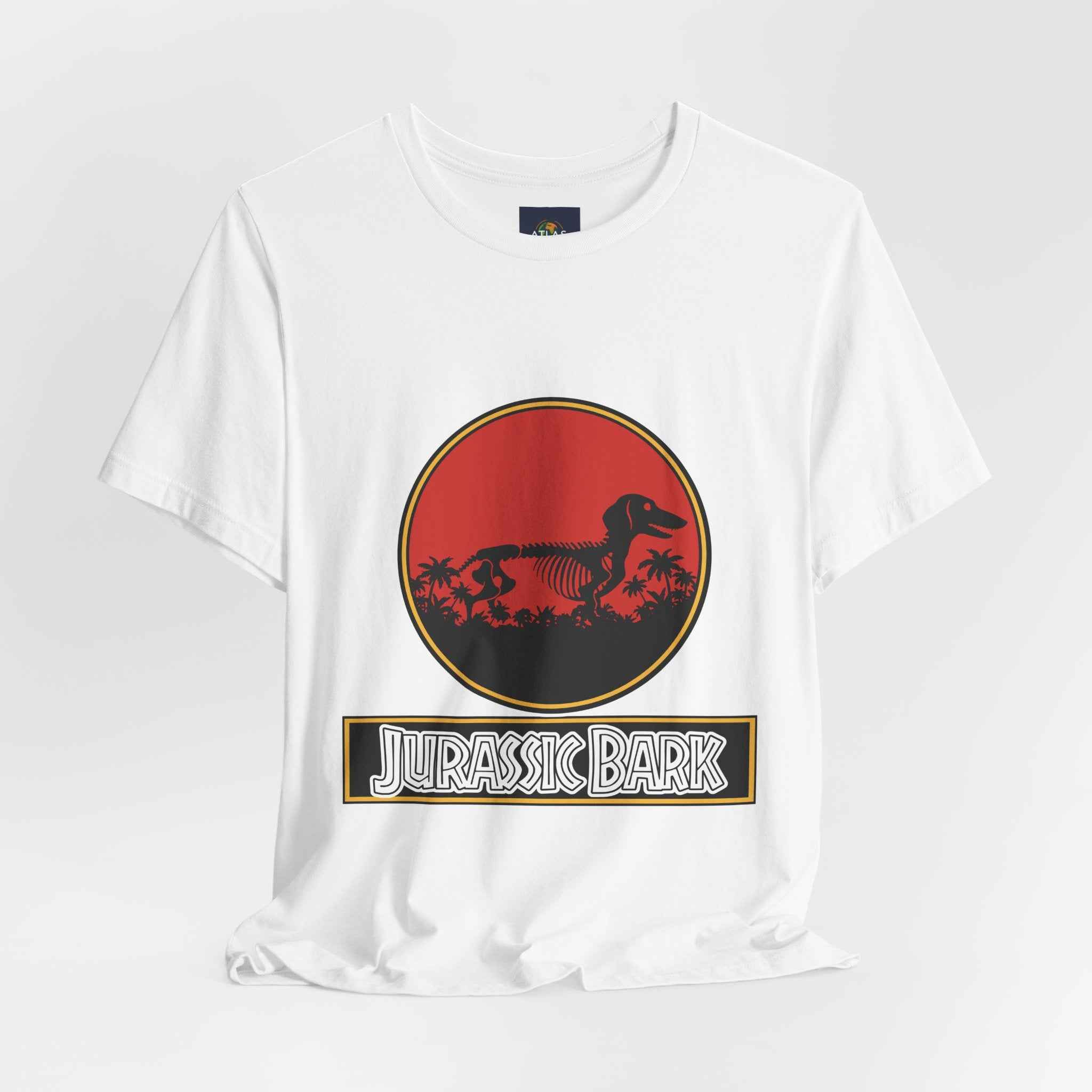 Dachshund Jurassic Bark T-Shirt - Perfect Wiener Dog Gift for Pet Lovers - Atlas Briefly