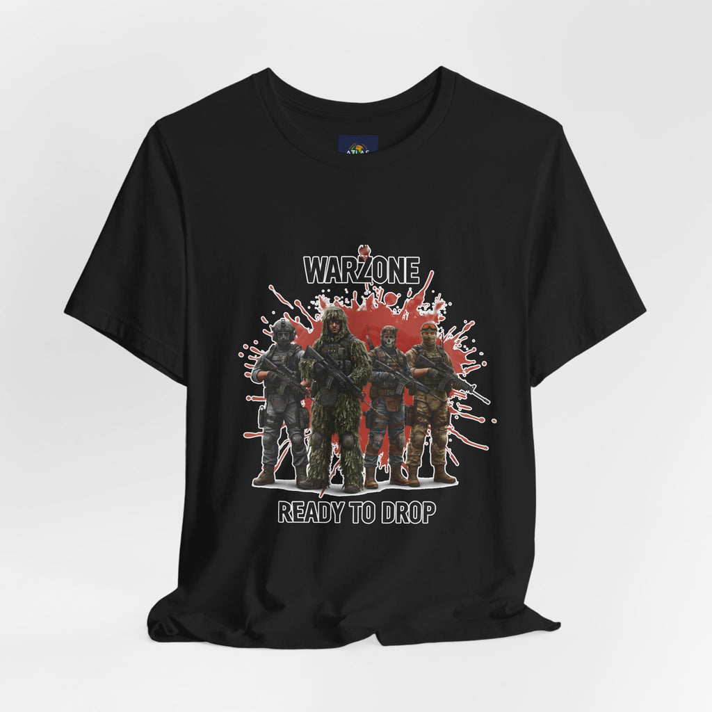Warzone Drop T-shirt for Squad's Fashion Sense and Diverse K/D Ratio - Atlas Briefly