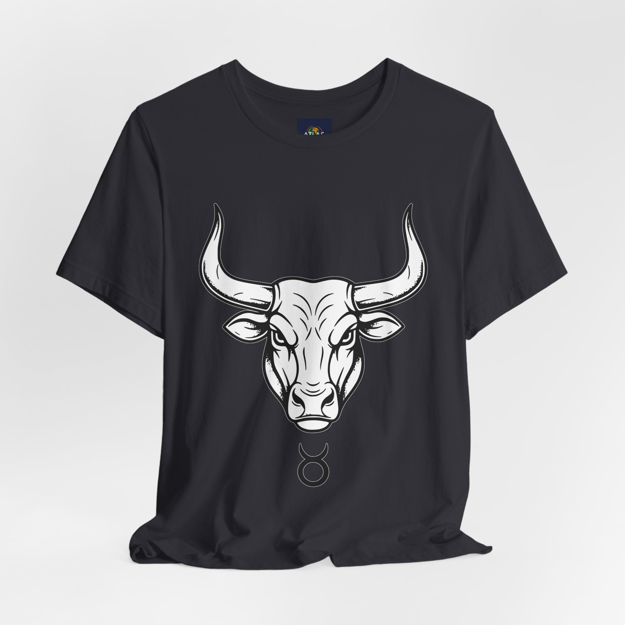 Taurus Zodiac T-Shirt - Minimalist Black and White Unisex T-Shirt