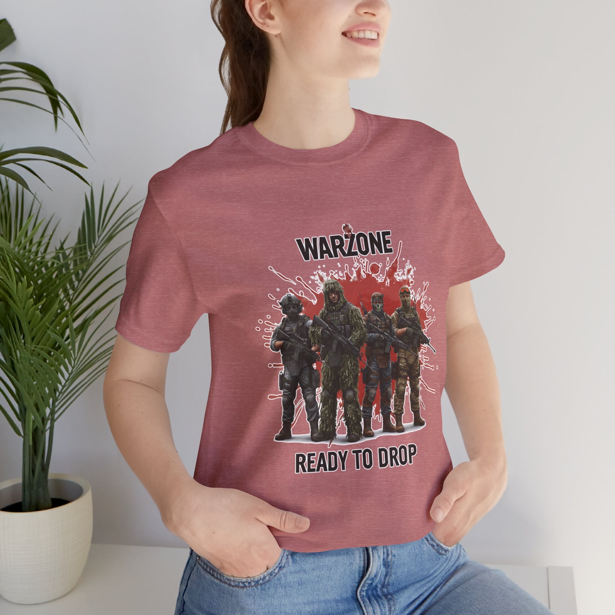 Warzone Drop T-shirt for Squad's Fashion Sense and Diverse K/D Ratio - Atlas Briefly