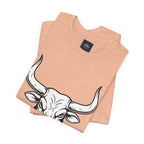Taurus Zodiac T-Shirt - Minimalist Black and White Unisex T-Shirt