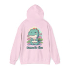 NamasTe-Rex Meditating Dinosaur Hoodie - Funny Yoga Sweatshirt | Zen T-Rex Gift - Atlas Briefly