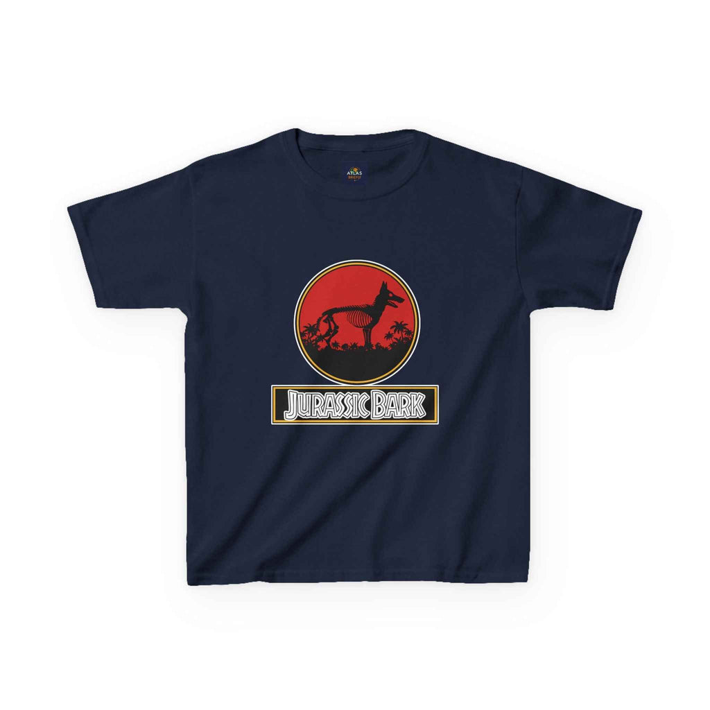 Kids German Shepherd T-Shirt - Fun Jurassic Bark Tee for Kids with Worldwide Shipping - Atlas Briefly