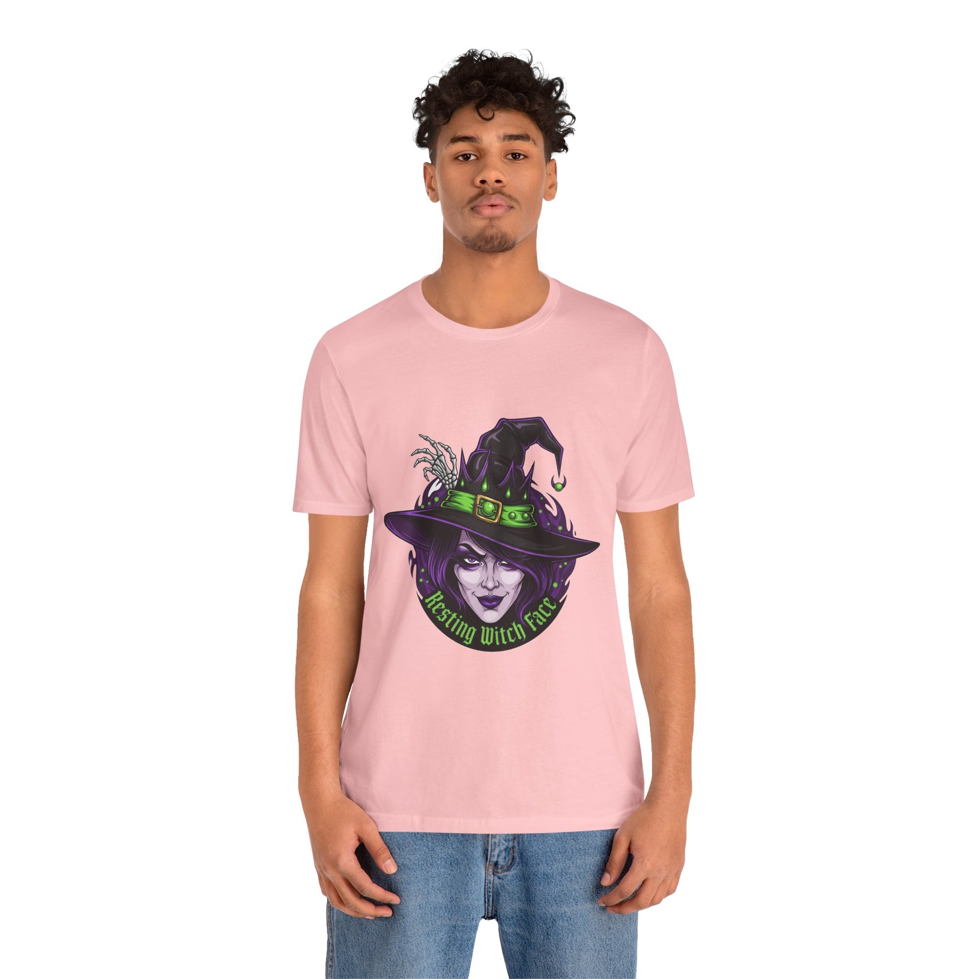 Resting Witch Face Halloween T-Shirt - Funny Witch Tee for Women & Men | Halloween Graphic Shirt - Atlas Briefly