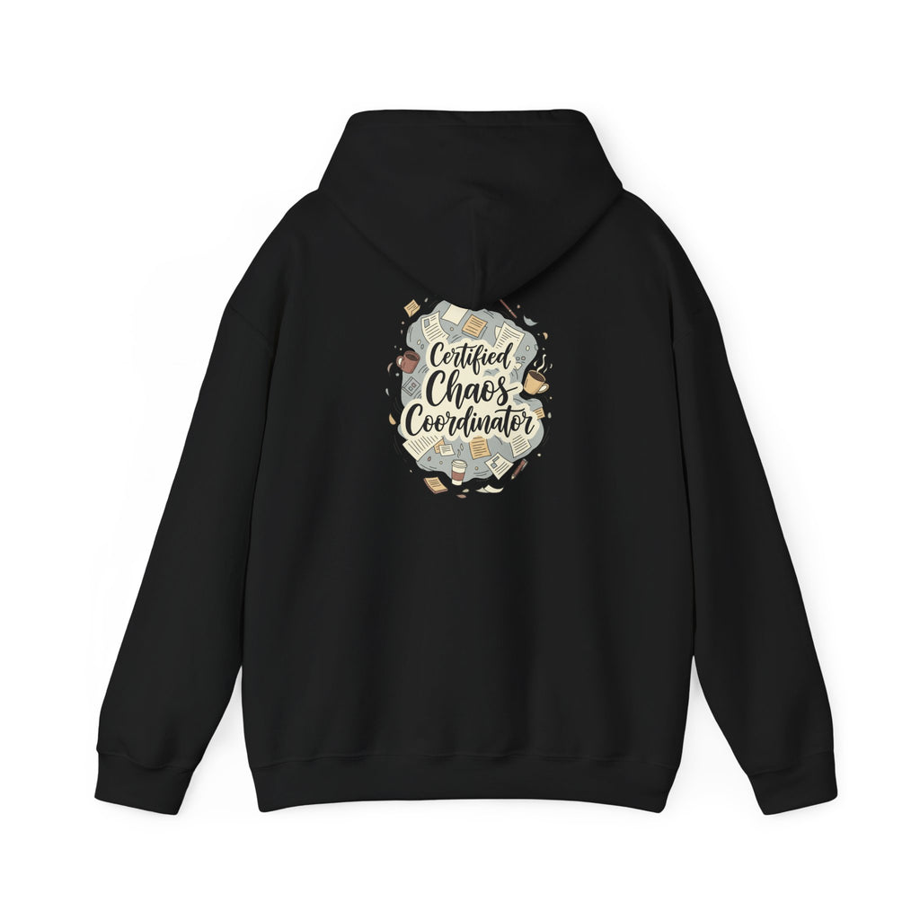 Certified Chaos Coordinator Hoodie - Funny Mom Teacher Gift | Organized Chaos Sweatshirt - Atlas Briefly