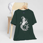 Capricorn Zodiac Tee - Unisex Minimalist Horoscope Shirt in Black and White
