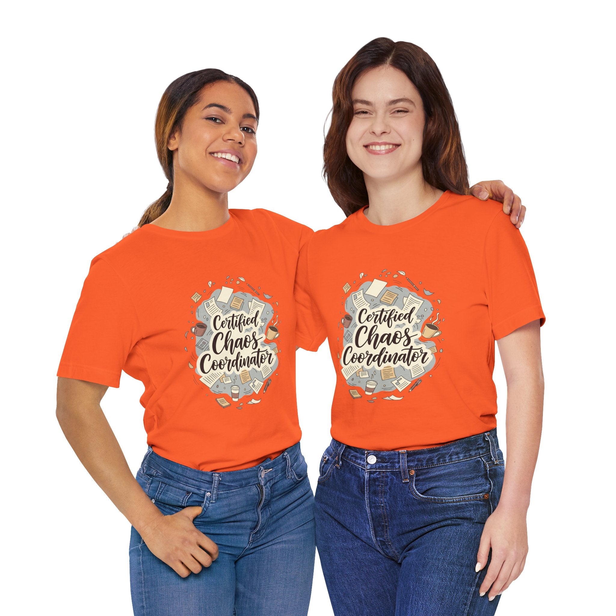 Certified Chaos Coordinator T-Shirt - Funny Mom Teacher Gift | Organized Chaos Tee - Atlas Briefly