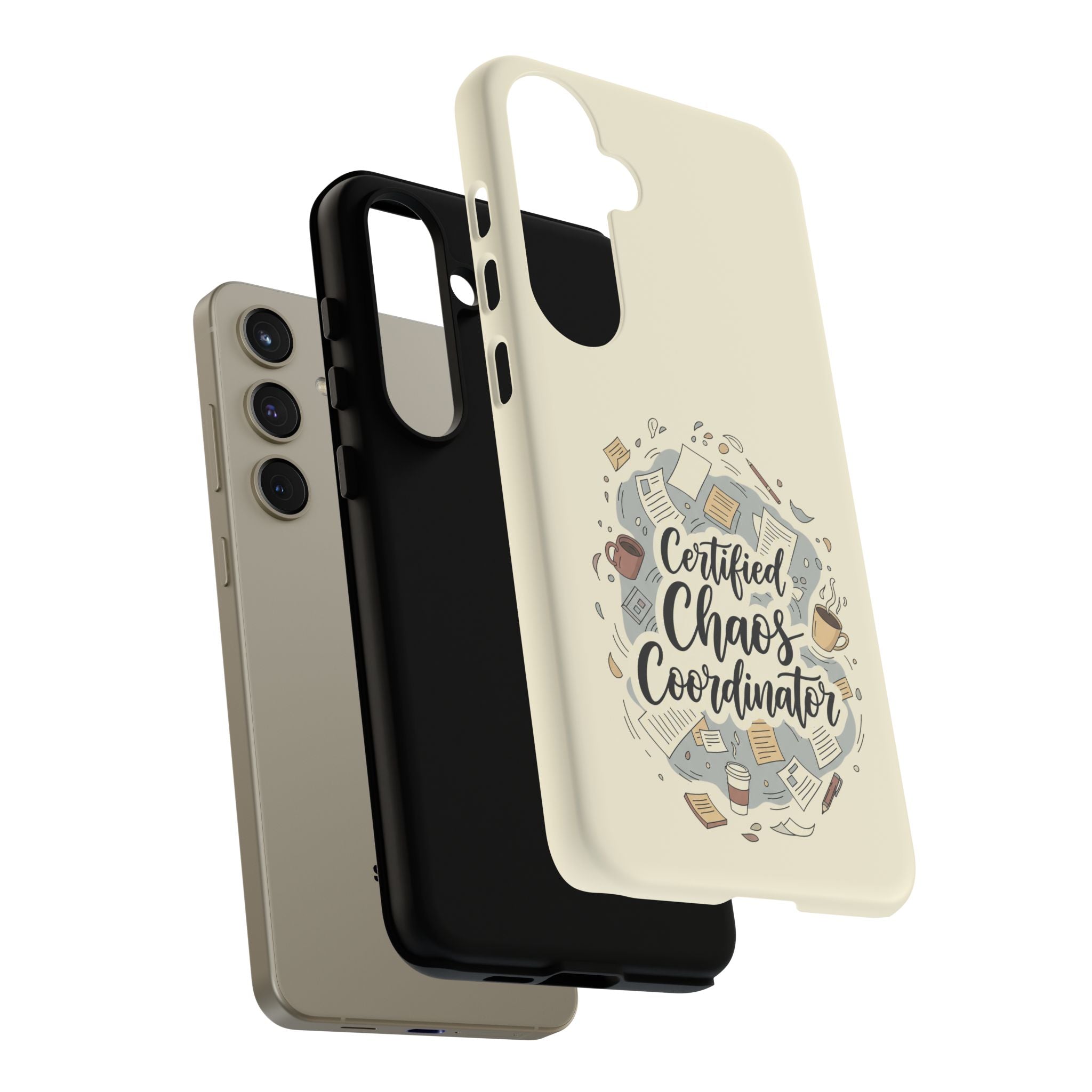Certified Chaos Coordinator Phone Case - Funny Mom Teacher Mobile Cover | Organized Chaos Gift - Atlas Briefly