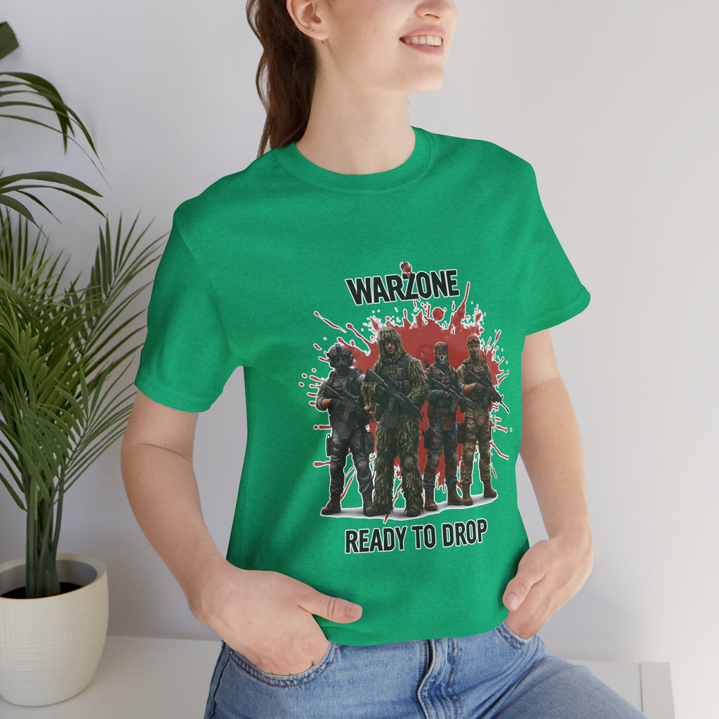 Warzone Drop T-shirt for Squad's Fashion Sense and Diverse K/D Ratio