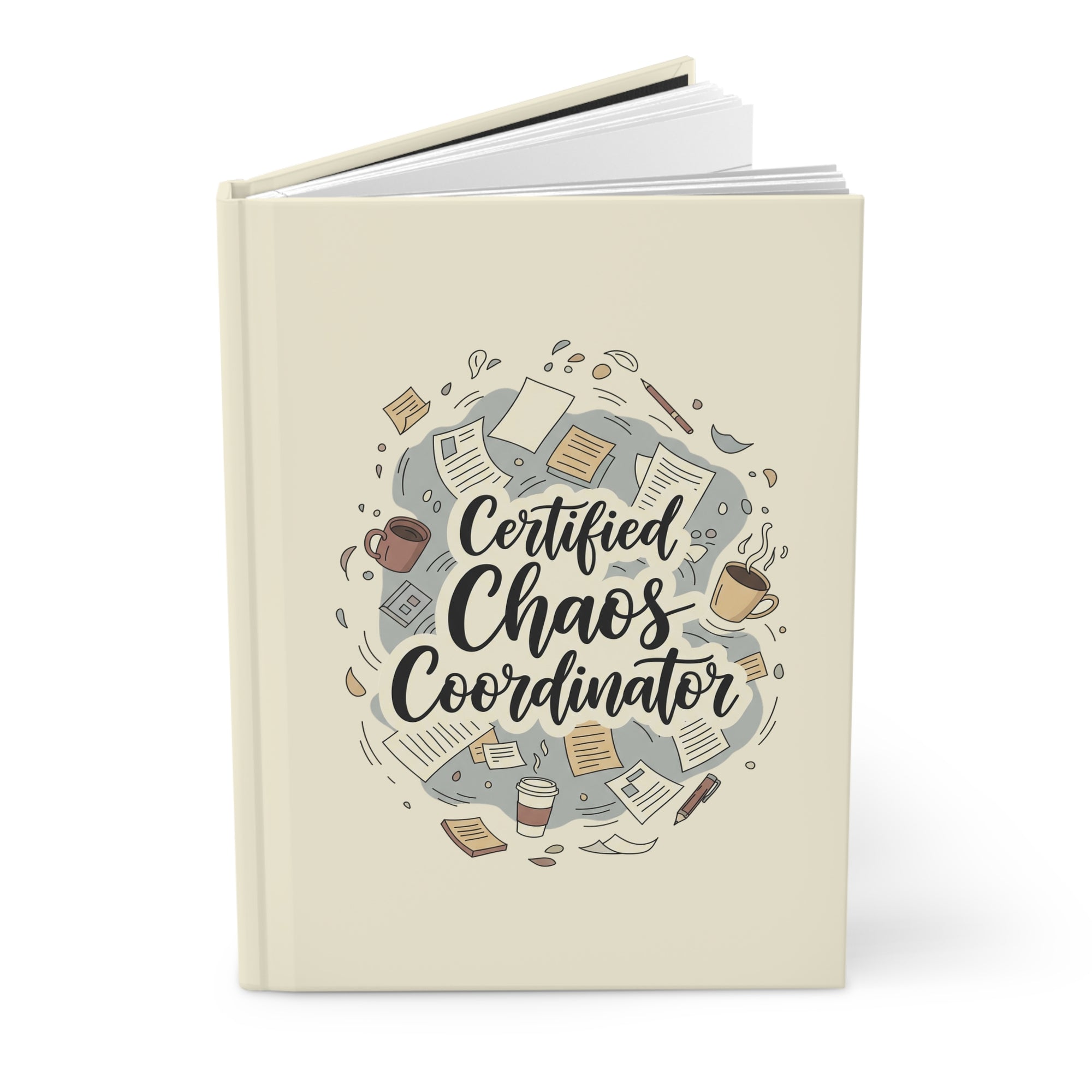 Certified Chaos Coordinator Journal - Funny Mom Teacher Notebook | Organized Chaos Gift US Version - Atlas Briefly